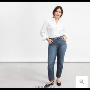 Everlane High Waist (Cheeky) Straight Jean
